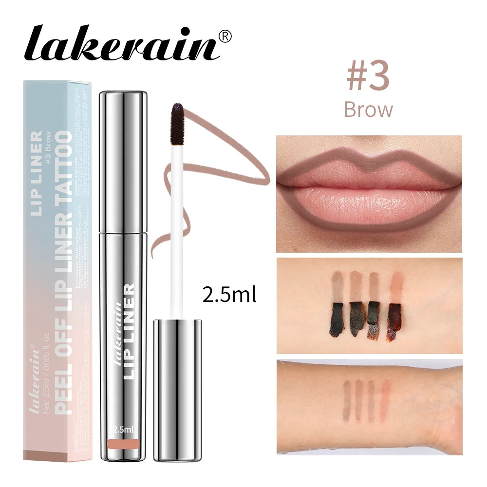 Ultimate Waterproof Lip Color: Brown Peel-Off Tint