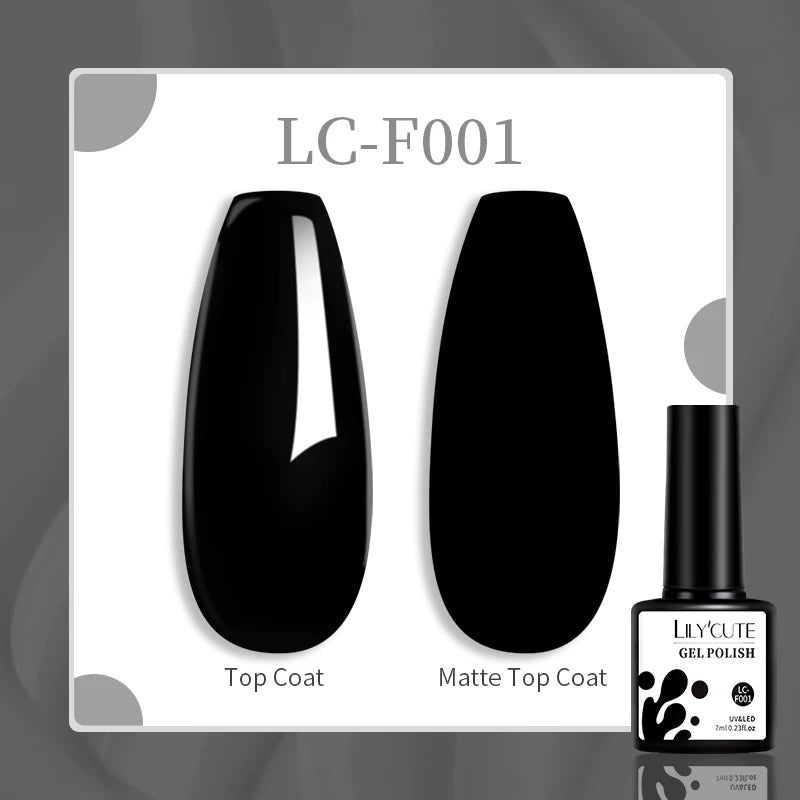 Vibrant LILYCUTE 129 Colors Gel Polish - 7ML Perfection