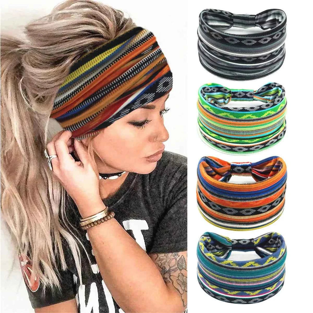 Bohemian Cotton Headscarf for Effortless Style