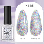 Vibrant LILYCUTE 129 Colors Gel Polish - 7ML Perfection