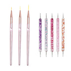 Precision Nail Art Brush Set: 5/20 Pcs for Masterful Designs