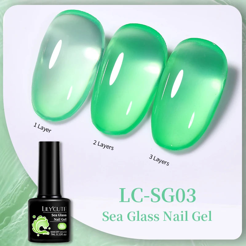 Vibrant LILYCUTE 129 Colors Gel Polish - 7ML Perfection