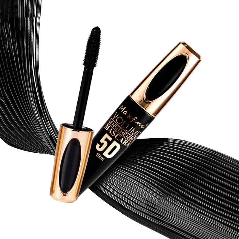 5D Waterproof Eye Black: Smudge-Proof & Curly Perfection