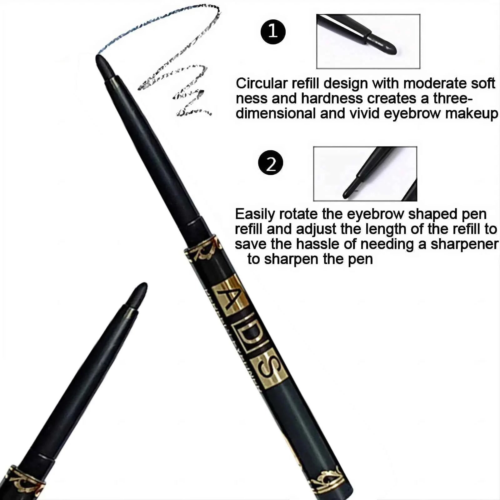 Bold Black Eyeliner Pencils – Waterproof & Smudge-Proof Set