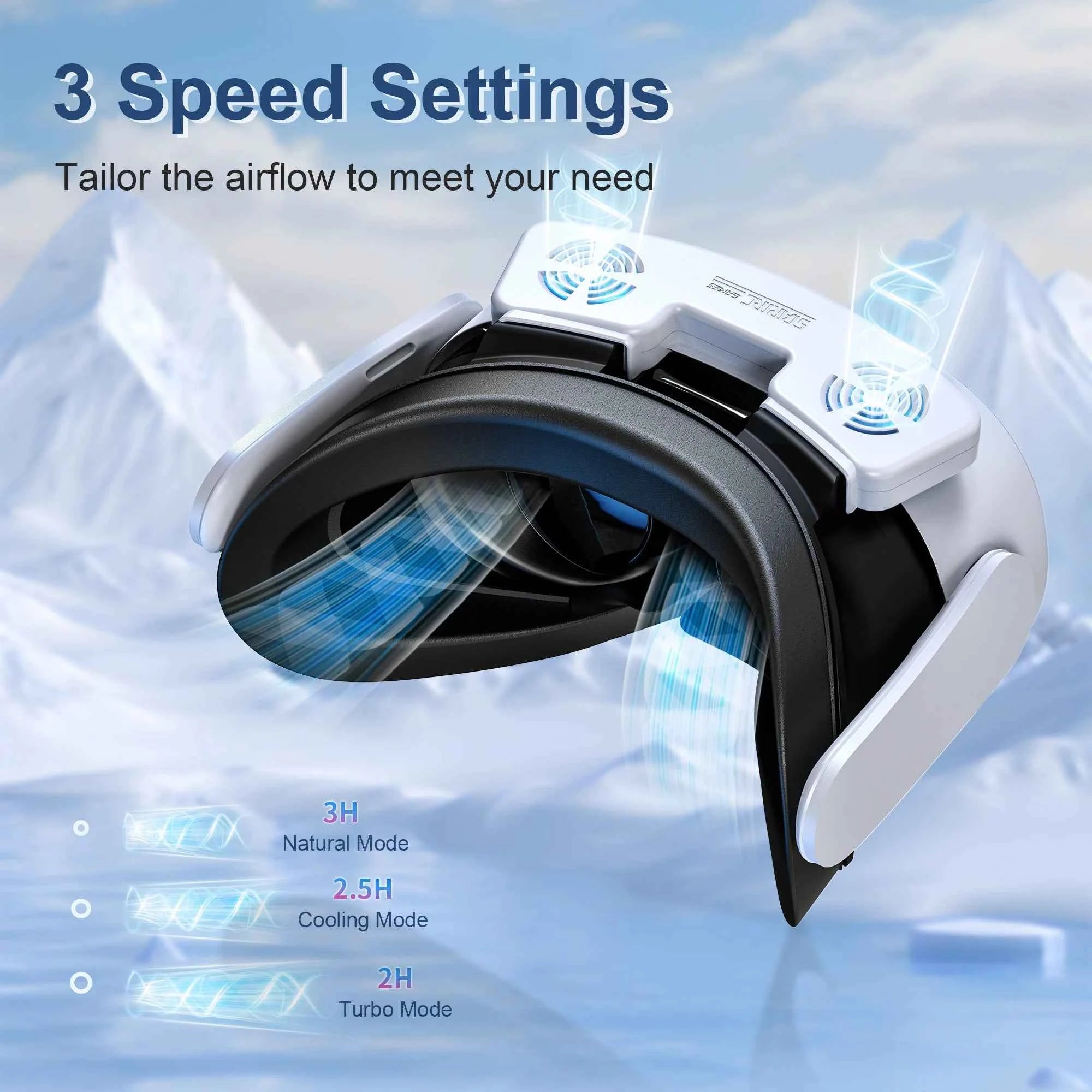 4-in-1 Cooling Face Mask Cover for Meta Quest 3S
