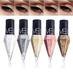 Diamond Sparkling Liquid Eyeliner: Quick-Dry & Waterproof