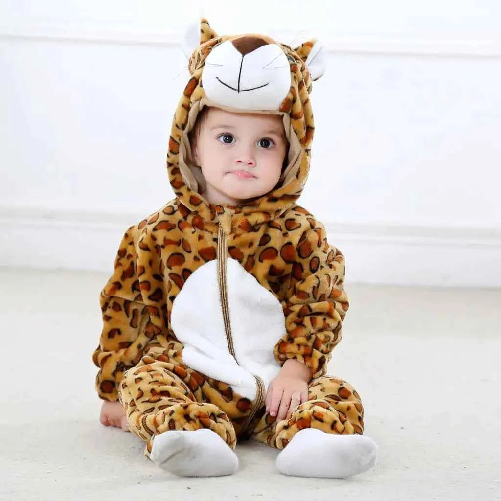 Cozy Unicorn & Dinosaur Baby Rompers for Boys & Girls