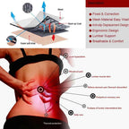Adjustable Tourmaline Magnetic Therapy Back Support Belt