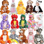 Cozy Unicorn & Dinosaur Baby Rompers for Boys & Girls