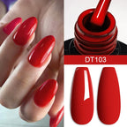 Crystal Red Soak-Off UV Gel - Nail Art Essential
