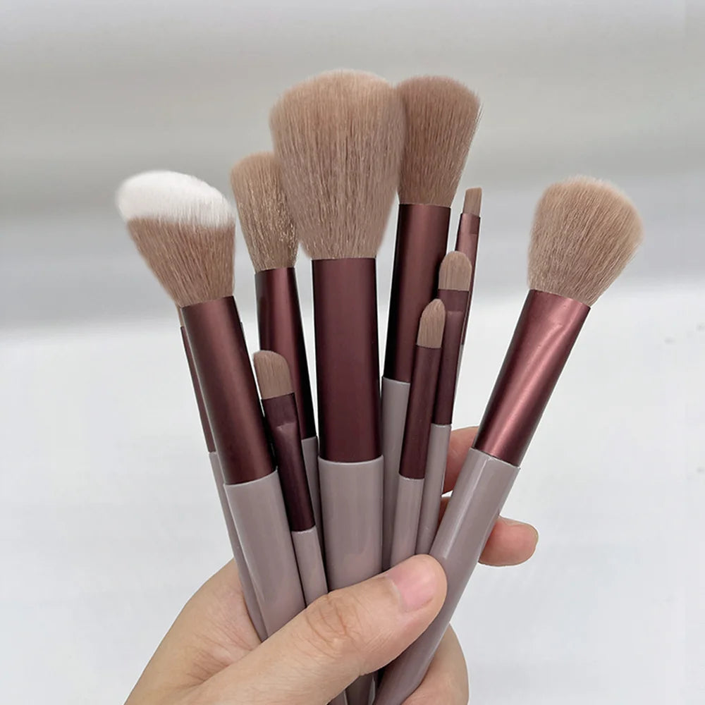 Essential 13-Piece Makeup Brush Set for Flawless Beauty