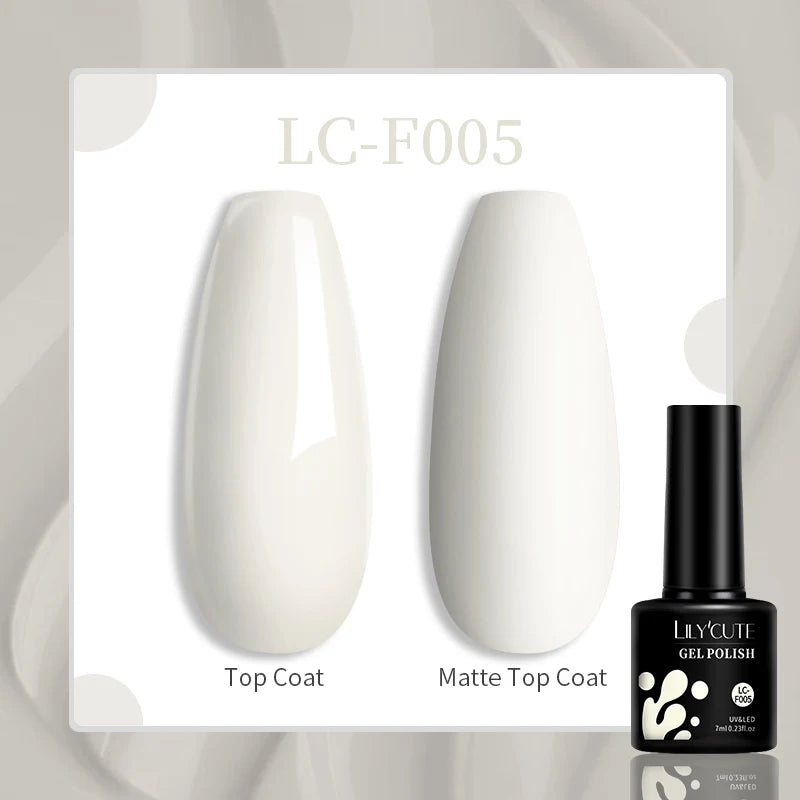 Vibrant LILYCUTE 129 Colors Gel Polish - 7ML Perfection
