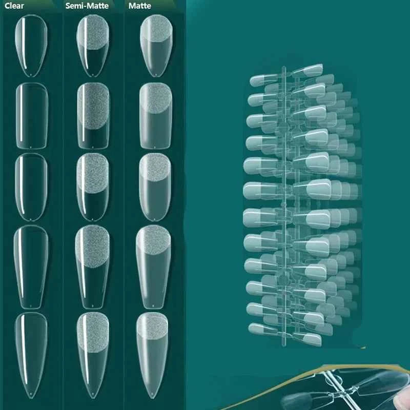Professional Soft Gel Nail Tips - 120Pcs for DIY Extensions