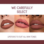Elevate Your Look: USHAS 12-Color Lipstick & Liner Duo