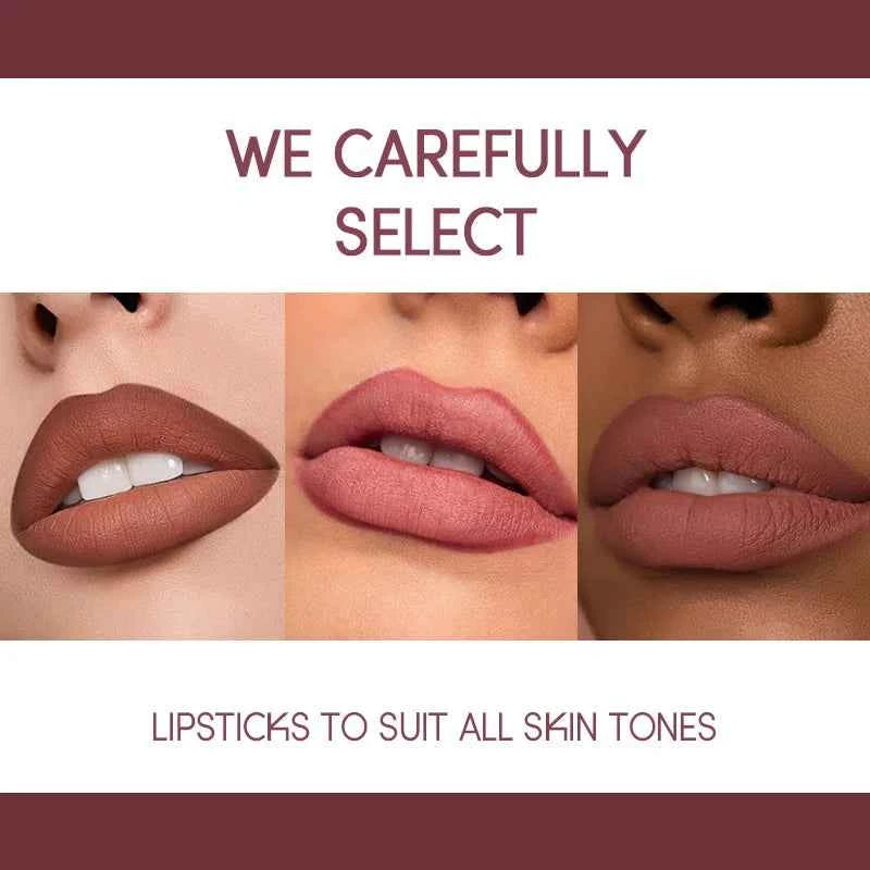 Elevate Your Look: USHAS 12-Color Lipstick & Liner Duo