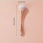 Soft Rose Golden Brush Set: Highlight, Blush & Powder