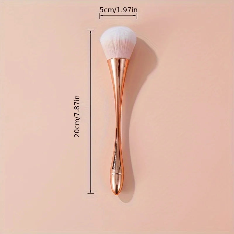 Soft Rose Golden Brush Set: Highlight, Blush & Powder