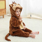 Adorable Monkey Onesie Jumpsuit for Newborns