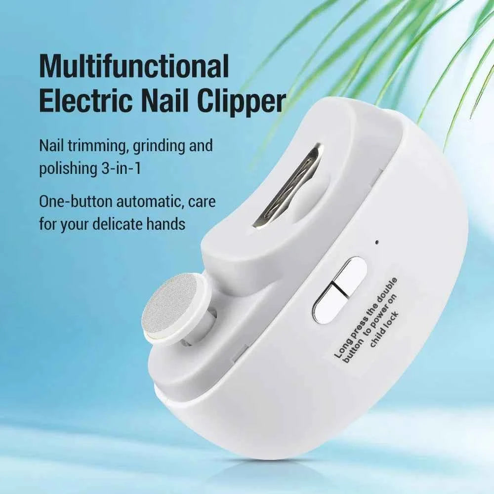 Automatic Nail Trimmer with Light - Safe & Efficient