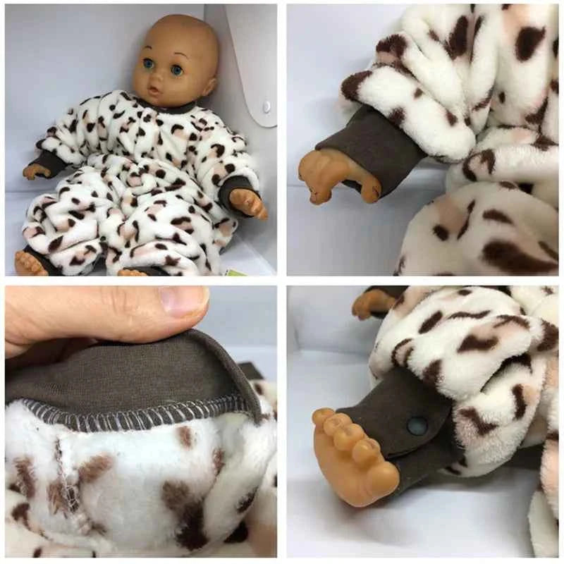 Cozy Flannel Infant Jumpsuit for Newborns 0-18 Months