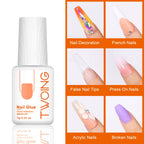 Ultra-Strong 7g Nail Glue for Lasting False Nail Adhesion