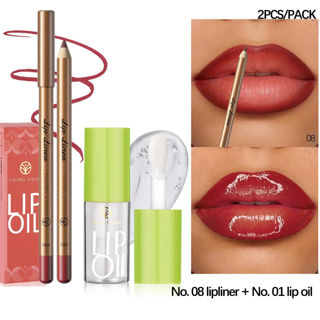 Elevate Your Look: USHAS 12-Color Lipstick & Liner Duo