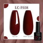 Vibrant LILYCUTE 129 Colors Gel Polish - 7ML Perfection