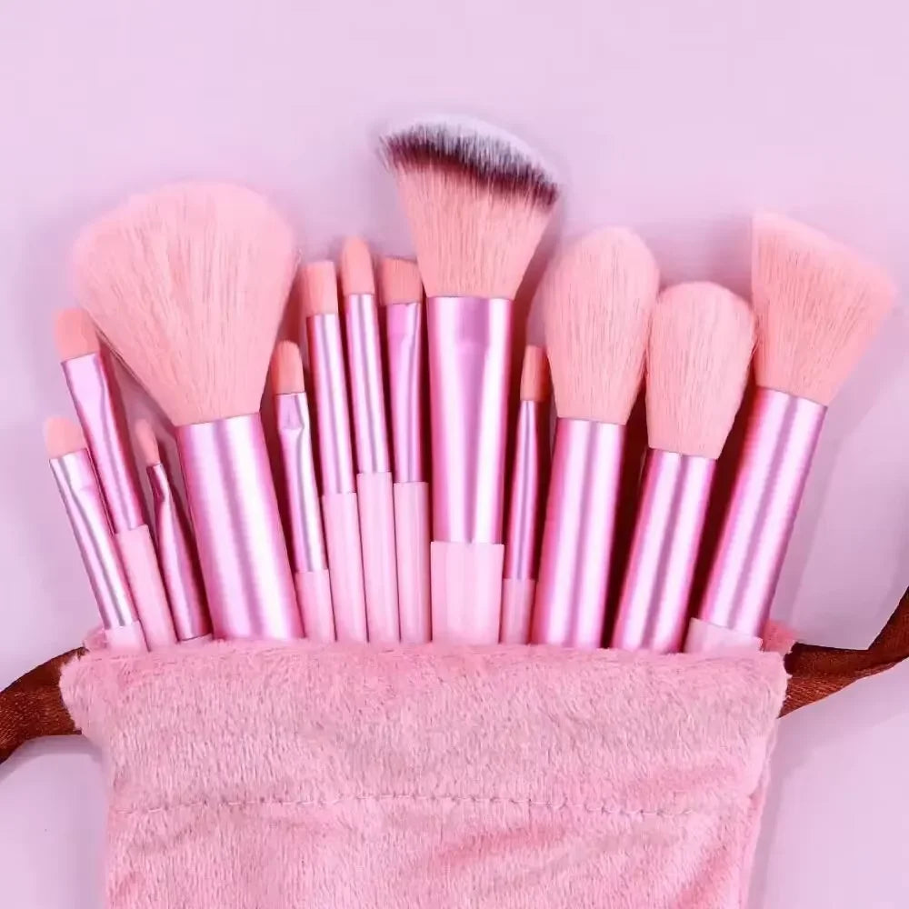 Essential 13-Piece Makeup Brush Set for Flawless Beauty