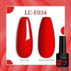 Vibrant LILYCUTE 129 Colors Gel Polish - 7ML Perfection