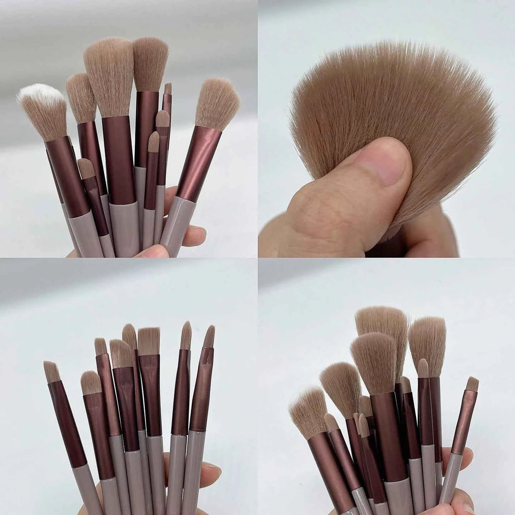Essential 13-Piece Makeup Brush Set for Flawless Beauty