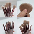 Essential 13-Piece Makeup Brush Set for Flawless Beauty