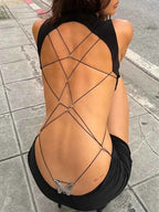 Sleek Bodycon Black Dress: Perfect for Parties