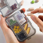 Portable Pill Storage Box: Perfect for Travel & Daily Needs
