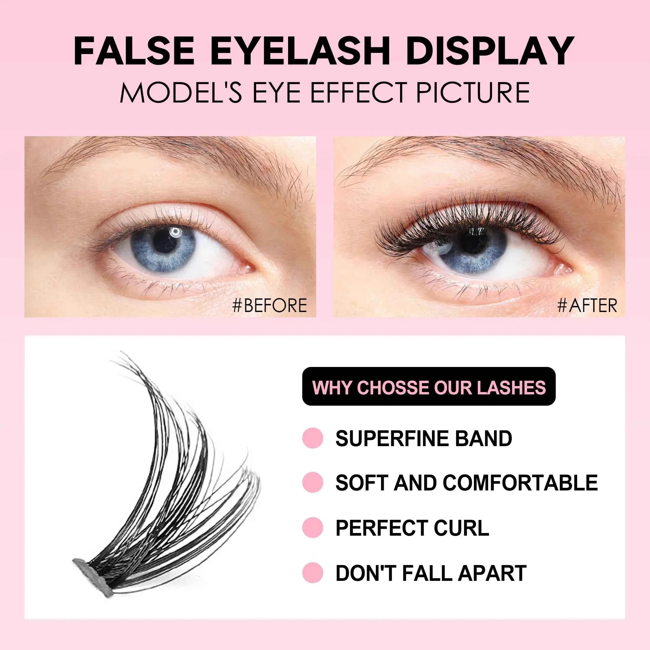 Complete Eyelash Extension Kit with Bond & Seal Tools