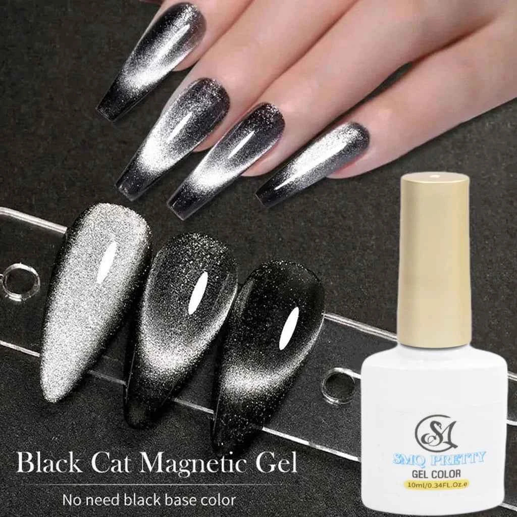 Holographic Cat Eye Gel Polish – Magnetic Galactic Shinebb