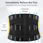 Adjustable Lumbar Support Belt for Back Pain Relief
