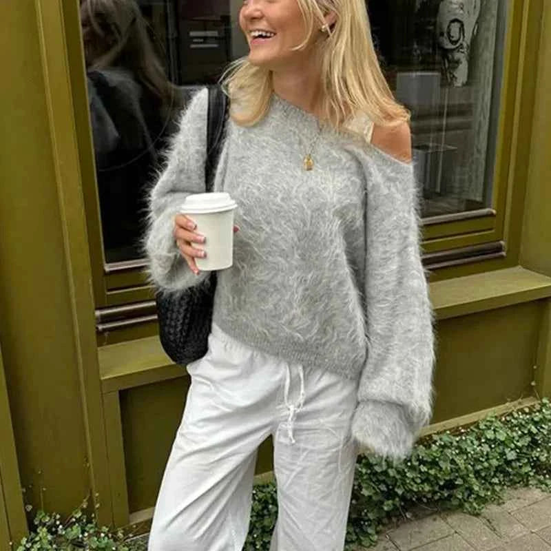 Fashion-Forward Talenza Women's Loose High Street Sweater
