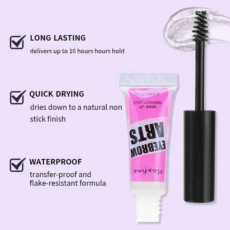 Long-Lasting Waterproof Eyebrow Gel for Flawless Brows