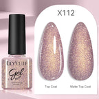 Vibrant LILYCUTE 129 Colors Gel Polish - 7ML Perfection