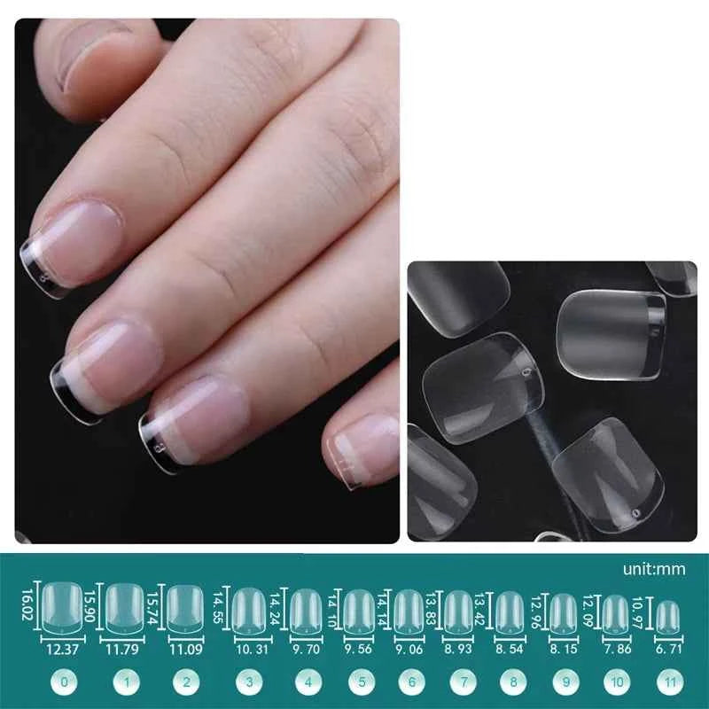 Professional Soft Gel Nail Tips - 120Pcs for DIY Extensions