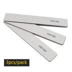 Precision Half Moon Nail File Buffer - 100/180 Grit