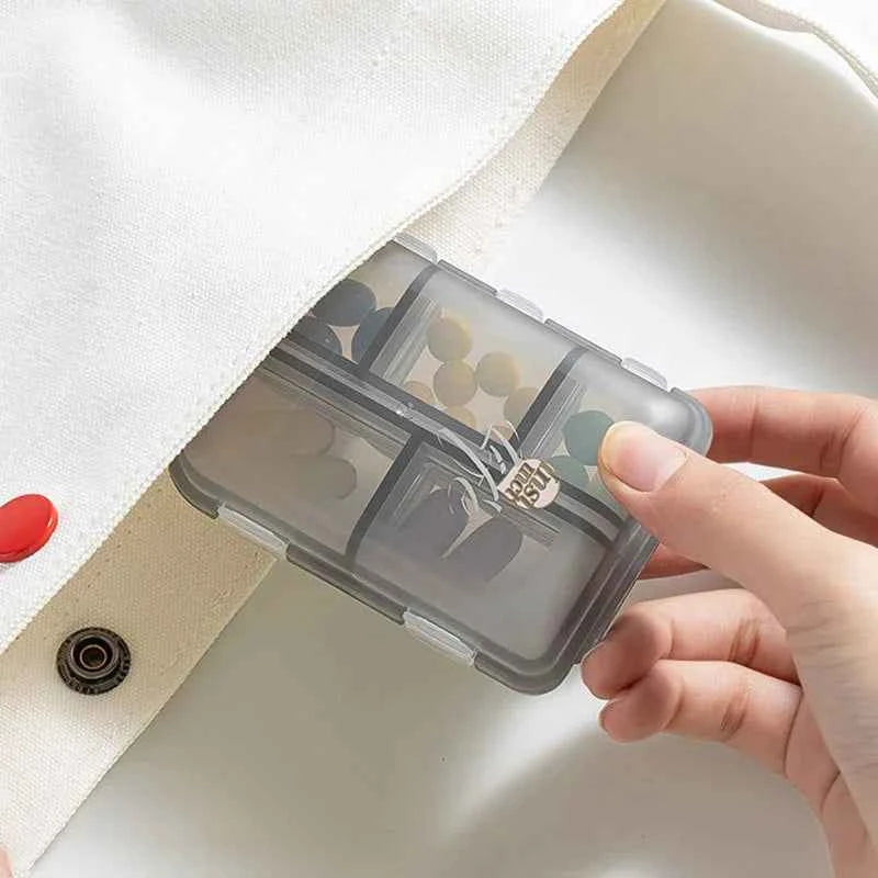 Portable Pill Storage Box: Perfect for Travel & Daily Needs