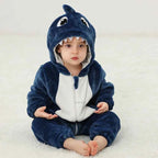 Cozy Unicorn & Dinosaur Baby Rompers for Boys & Girls