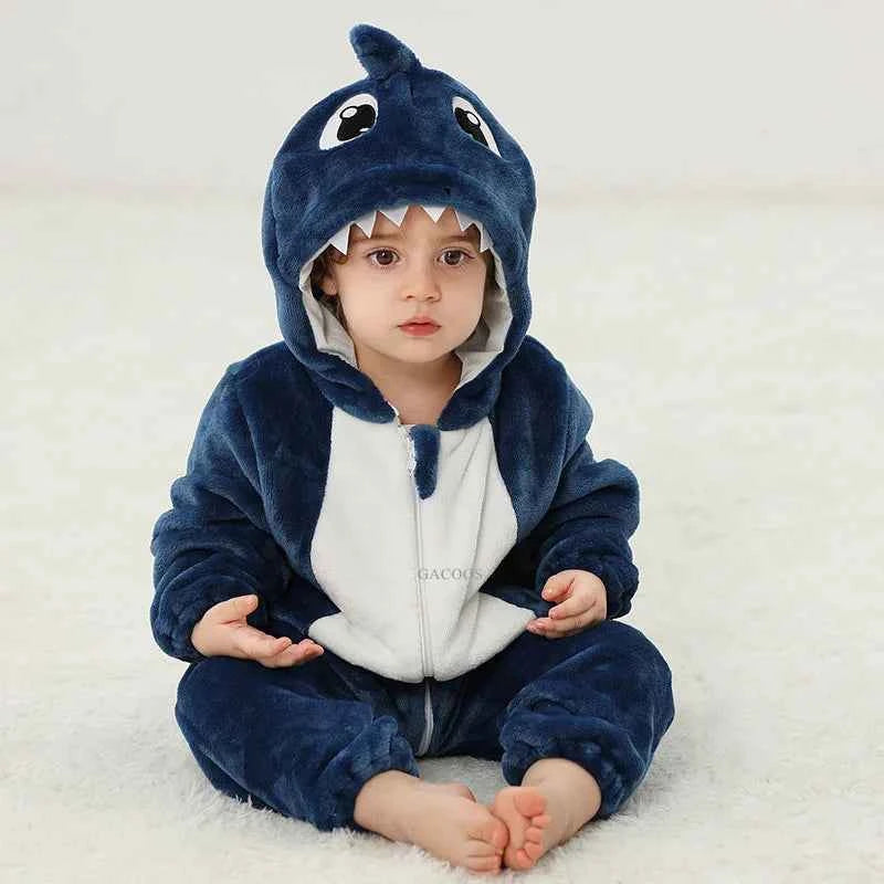 Cozy Unicorn & Dinosaur Baby Rompers for Boys & Girls