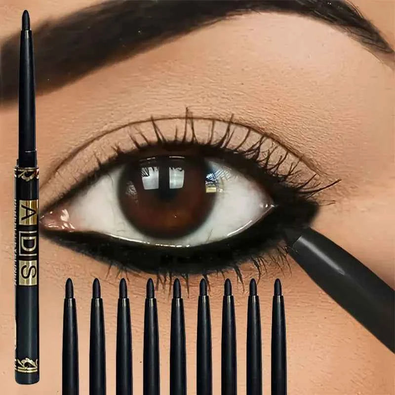 Bold Black Eyeliner Pencils – Waterproof & Smudge-Proof Set