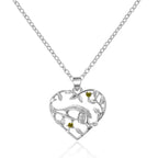 Forever Love Heart & Moon Necklace for Mom & Daughter