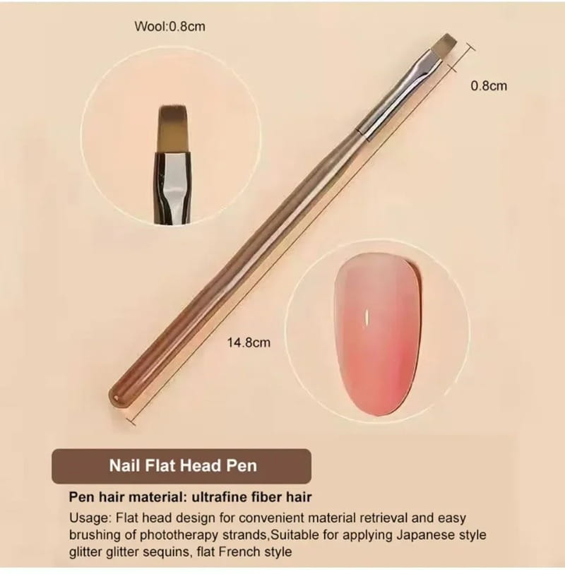 Elevate Your Nail Art: 9PCS UV Gel Brush Set