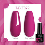 Vibrant LILYCUTE 129 Colors Gel Polish - 7ML Perfection