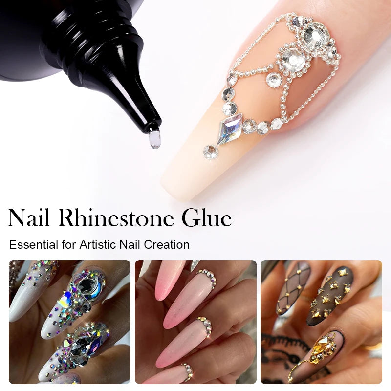 30ml Rhinestone Glue Gel: Elevate Your Nail Art Game