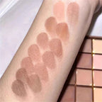 Versatile 25-Color Eyeshadow Palette: Earth Tones
